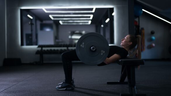 woman exercising