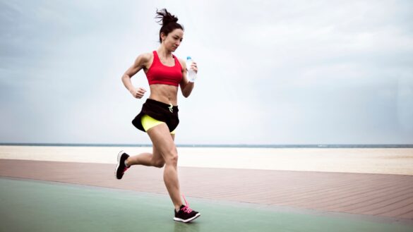 woman running
