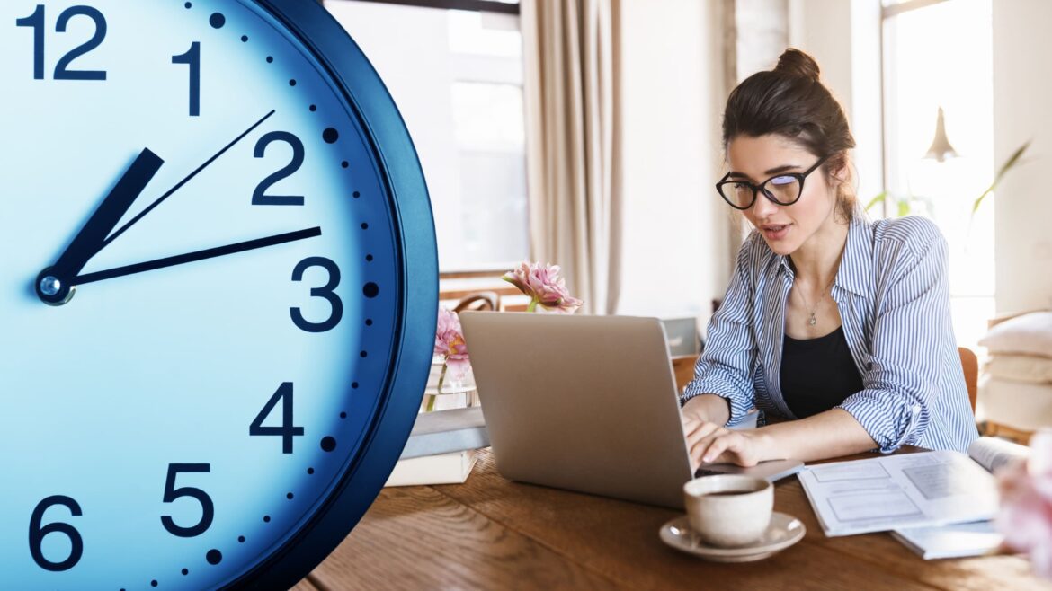woman working on powerful hours